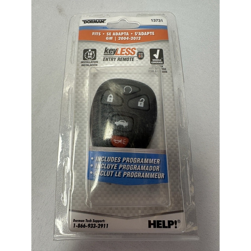Dorman 13731 Patented Keyless Entry Remote 5 Button Compatible w/ Select Models